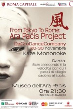 DaCru Dance Company con Kaze Mononoke all’Ara Pacis