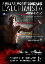Amilcar Moret Gonzalez ne L’Alchimista di Paola Sorressa per la Mandala Dance Company