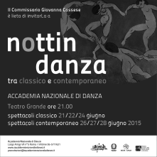 NOTTINDANZA, sei giorni di spettacolo al Teatro Grande dell’Accademia Nazionale di Danza