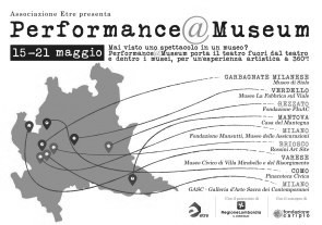 Performance@Museum: la performance entra nei musei della Lombardia
