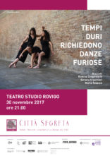 A Rovigo Tempi duri richiedono danze furiose di e con Simona Argentieri, Marta Tabacco e Romina Zangirolami