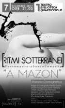 A Roma [RITMI SOTTERRANEI] contemporary dance company in A MAZON dislessia coreografica di Alessia Gatta