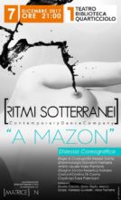 A Roma [RITMI SOTTERRANEI] contemporary dance company in A MAZON dislessia coreografica di Alessia Gatta