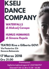 Kseij Dance Company debutta a Genova con Humus Humanus di Simone Repele e Waterfalls di Alekseij Canepa