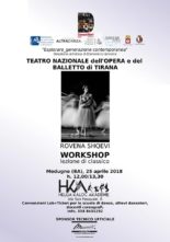 Masterclass di danza classica con Rovena Shqevi, Balletto del Teatro Nazionale dell'Opera di Tirana