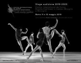 Stage audizione a Roma per l’ammissione al Centre International de Danse Rosella Hightower a Cannes-Mougins per l’anno 2019-2020
