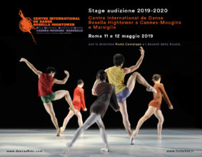 Stage audizione a Roma per l’ammissione al Centre International de Danse Rosella Hightower a Cannes-Mougins per l’anno 2019-2020