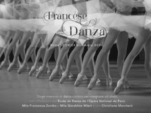 Stage di danza classica per allievi ed insegnanti con i Professori dell’École de Danse de l’Opéra National de Paris dal 27 al 29 dicembre 2019 a Roma
