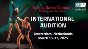 Kamea Dance Company: ad Amsterdam audizione internazionale per danzatrici e danzatori per le stagioni 2025-27